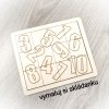 Omalovánky/skládanka - číslice