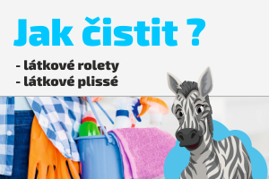 Jak čistit látkové rolety?