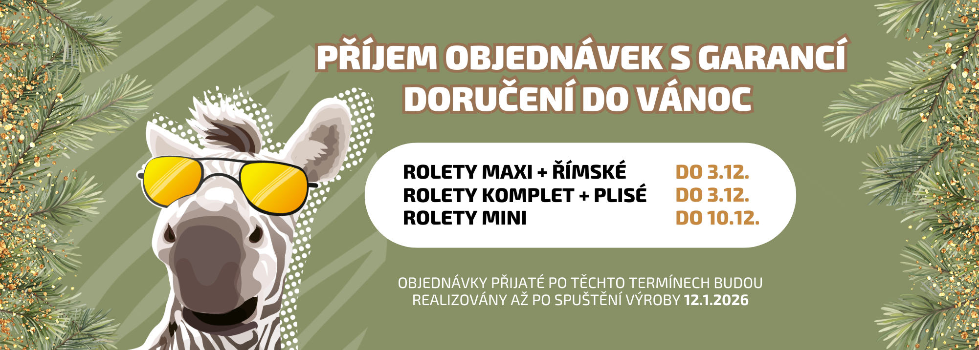 Vánoce-provoz e-shopu