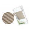 zebrashop střešní plissé dolomit PD303 profil bílý