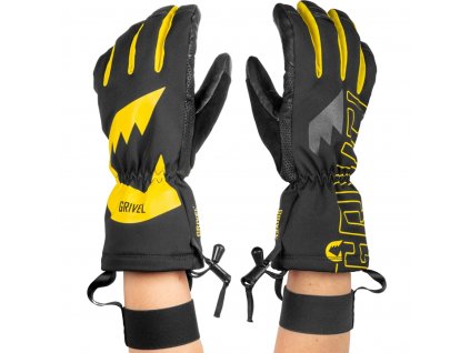 Grivel GUIDA (Barva černá/žlutá, Varianta Rukavice GUIDA M)