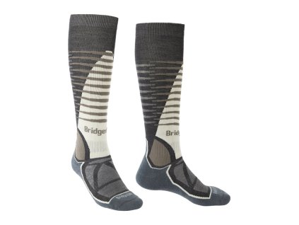 Bridgedale Ski Midweight graphite (Barva graphite/bungee/319, Velikost S)