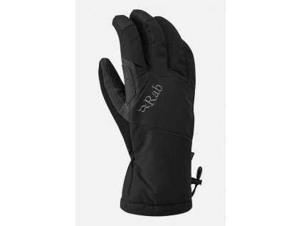 RAB Storm Gloves Wmns  (Barva Black, Velikost S)