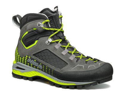 Asolo Freney EVO Mid GV MM graphite (Barva graphite/green lime/A627, Velikost 8 UK)