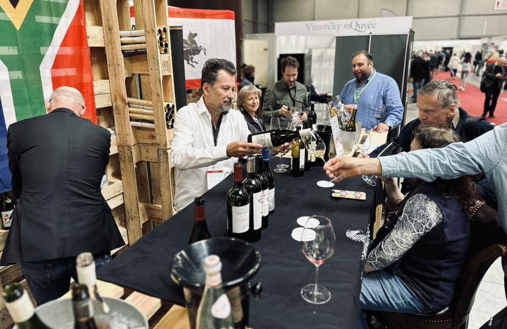 Tasting at the ZEBRA booth
