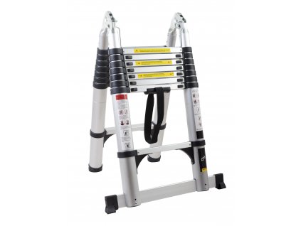 Žebřík 2x8 teleskopický štafle_HOBBY 5m