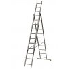 Žebřík 3x11 víceúčelový třídílný HOBBY bez funkce na schody