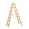 Dřevěný žebřík dvojitý PROFI 7 příček 222 cm