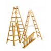 Dřevěný žebřík dvojitý PROFI 8 příček 252 cm