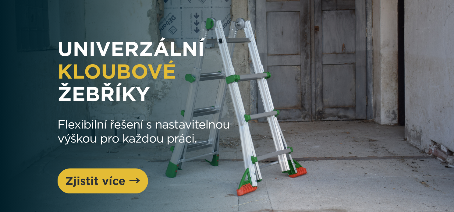 Teleskopicky kloubovy viceucelovy zebrik