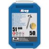 KREG® Vruty 51 mm, 50ks pozinkované, hrubý závit