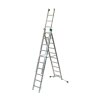 Hliníkový žebříky 3,20m 3x10 příček profi