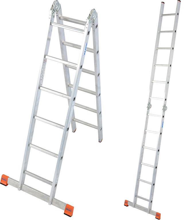 Tabulka žebříku KRAUSE TRIMATIC dvoudílné kloubové