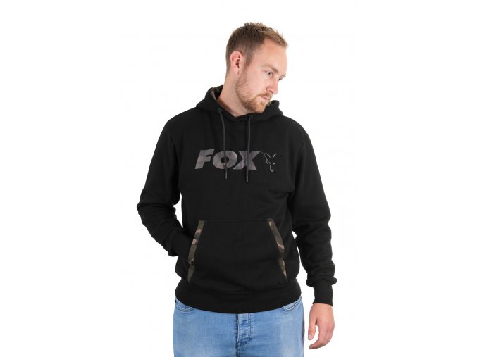 black camo hoodie front