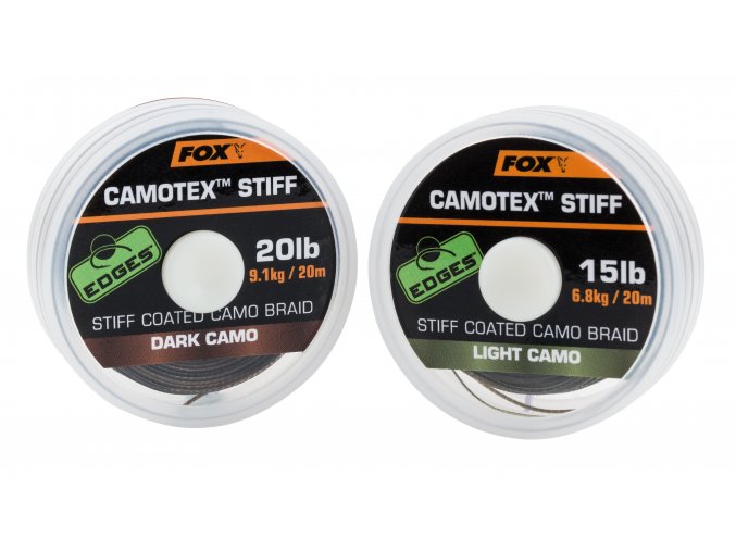 Fox ztužená šňůrka Camotex Stiff 20m