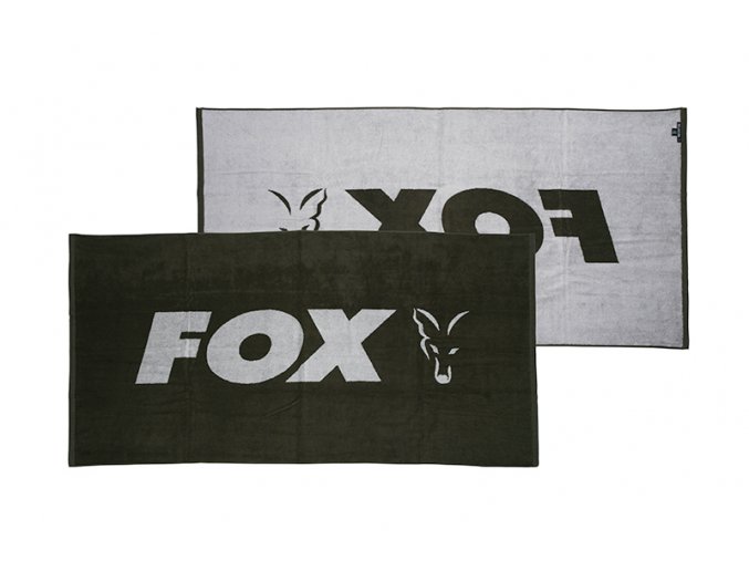 cll177 fox beach towel green silver main