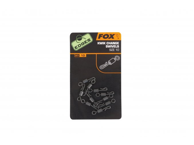 Fox Rychlovýměnné obratlíky Edges Kwik Change Swivel 10ks