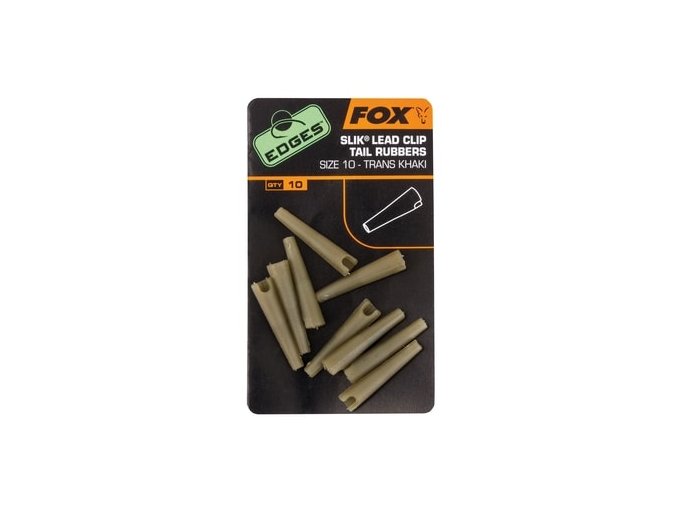 Fox Převleky na závěsky na olovo Edges Slik Lead Clip Tail Rubber