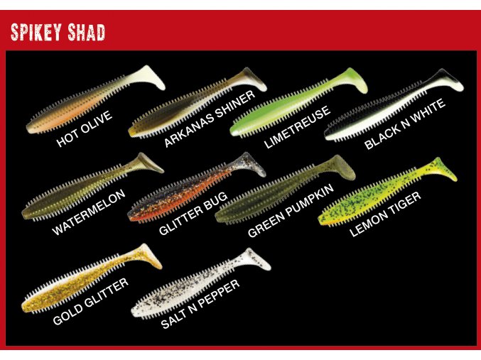 Fox Rage Gumová nástraha Spikey Shad 6 cm