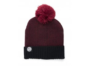 Burgundy Black Bobble CPR763 flat