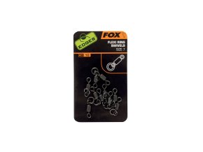 Fox Obratlíky s kroužkem Edges Flexi Ring Swivels