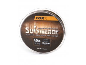 Fox Pletená šňůra Submerge Dark Camo Sinking Braid