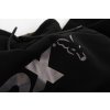 black camo hoodie logo detail