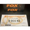 Dárkový poukaz 5000 Kč pro rybáře na zboží dle vlastního výběru