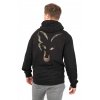 cfx134 139 fox lightweight black camo print zip hoodie back