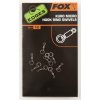 Fox Malé obratlíky s kroužkem Fox Edges Kuro Micro Hook Ring Swivels 10ks