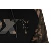 cfx188 193 fox black camo raglan hoody chest logo detail