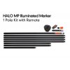 halo mp illuminated marker kit 1 pole with remote