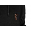 ccl226 231 fox collection hoody black and orange logo detail