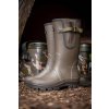cfw162 167 fox neoprene khaki camo wellington boots in use 3