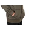 ccl668 673 fox collection soft shell jacket green and black pockets detail