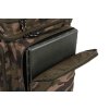 clu483 fox camolite compact rucksack front pocket open with large tackle box detail