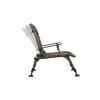 cbc121 fox duralite recliner arm chair side profile recline ghosted