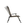 cbc122 fox duralite recliner xl arm chair side profile recline ghosted
