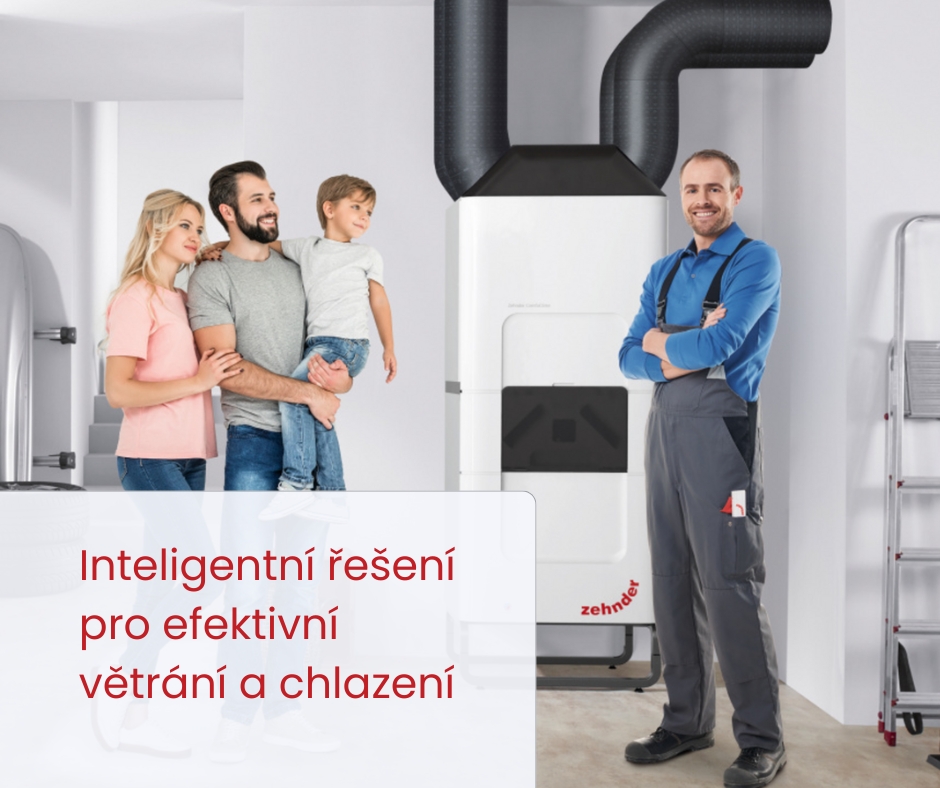 Zehnder ComfoClime – Inteligentní řešení pro efektivní větrání a chlazení