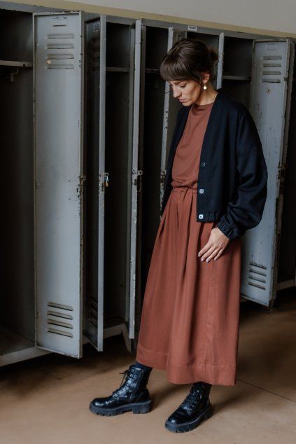 TENCELOVÉ CULOTTES ESTELLE  "HAZELNUT"