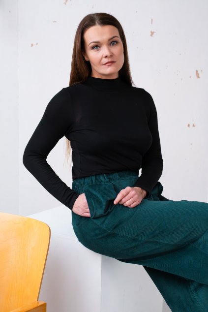 TENCEL / MERINO TOP TESS "BLACK"