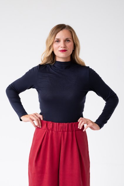 TENCEL / MERINO TOP TESS "MIDNIGHT"