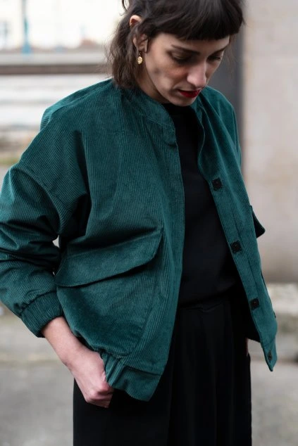 MANŠESTROVÁ BUNDA RUMI "DEEP EMERALD"