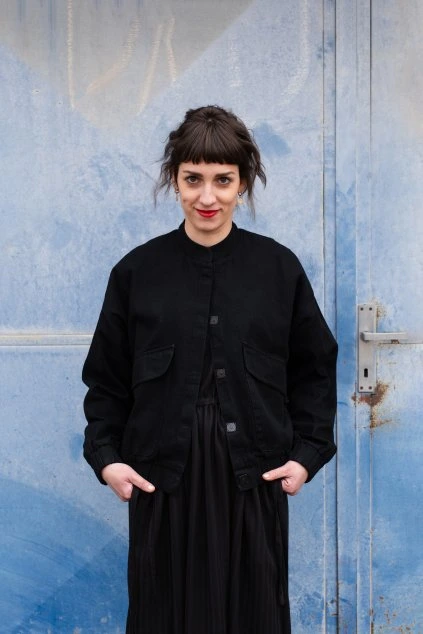 BUNDA RUMI - BLACK JAPAN DENIM