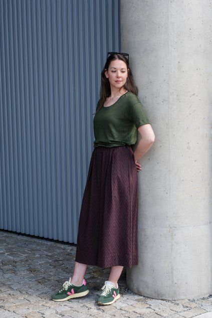 CULOTTES ESTELLE "ESPRESSO CHEVRON"