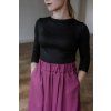 TENCELOVÝ TOP NOEMI "BLACK"
