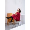 TENCELOVÉ CULOTTES ESTELLE  "POMEGRANATE RED"