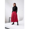 TENCELOVÁ SUKNĚ QUEENA "POMEGRANATE RED"