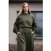 TENCELOVÁ MIKINA LIV "KHAKI GREEN"