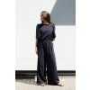PALAZZO GISELLE "MIDNIGHT CHEVRON"